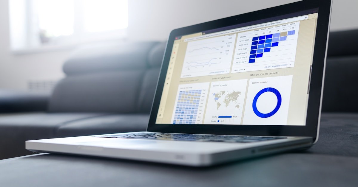 Business growth chart representing AI search optimization case study results